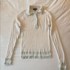 Rag & Bone long sleeve polo sweater
